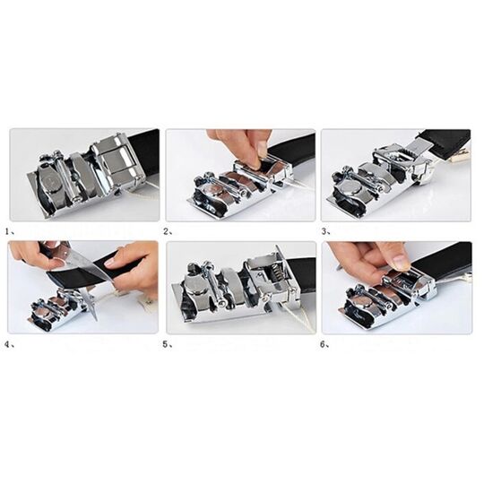 Чоловічий ремінь DWTS, чорний П0878