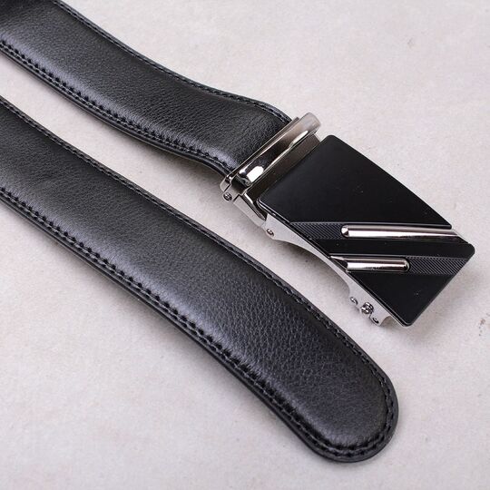 Чоловічий ремінь DWTS, чорний П0880