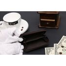 Мужской кошелек JINBAOLAI, коричневый П0914