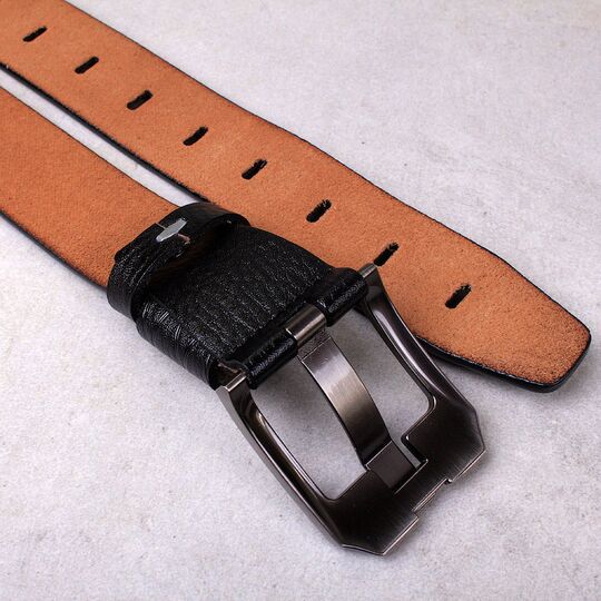 Чоловічий ремінь LFMB, чорний П0926