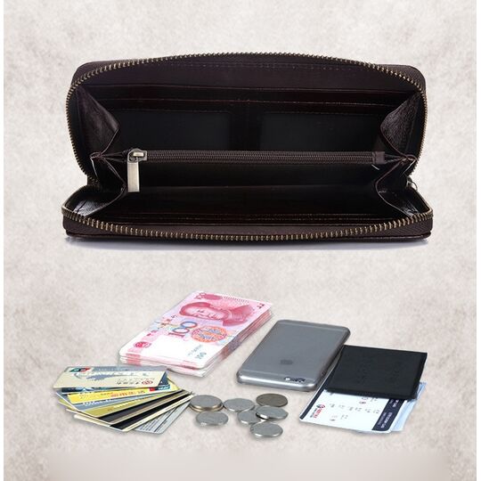 Мужское портмоне, кошелек Baellerry, коричневый П0937