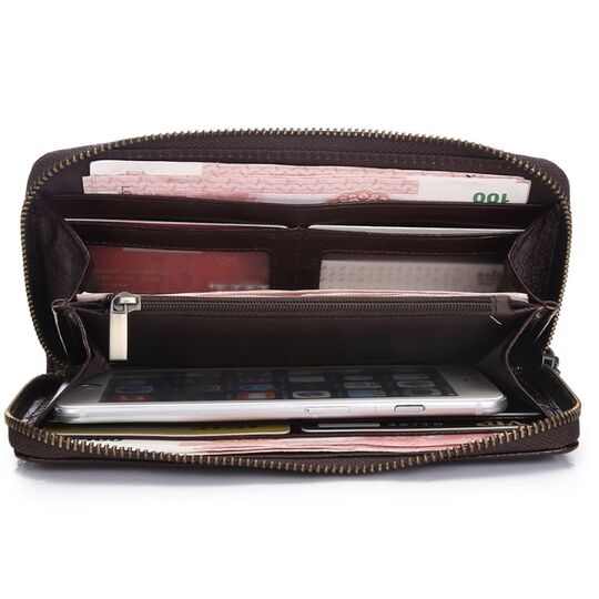 Мужское портмоне, кошелек Baellerry, коричневый П0937