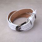 Жіночий ремінь Liva, білий П0945