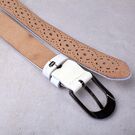 Жіночий ремінь Liva, білий П0945