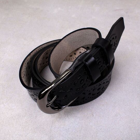 Женский ремень Liva, черный П0947