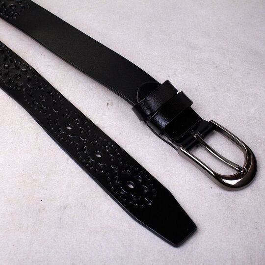 Женский ремень Liva, черный П0947