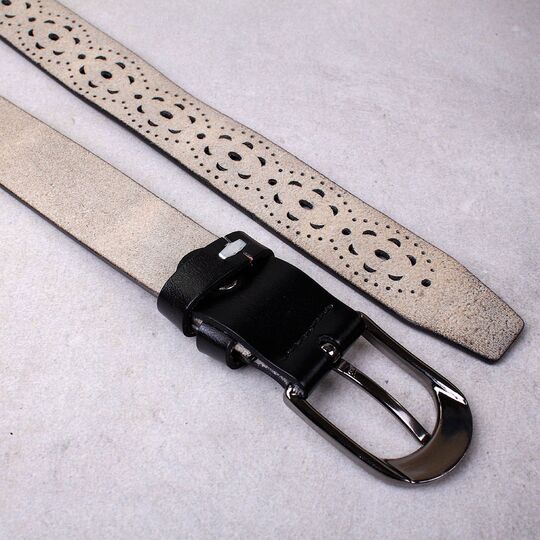 Женский ремень Liva, черный П0947