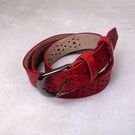 Женский ремень Liva, красный П0948