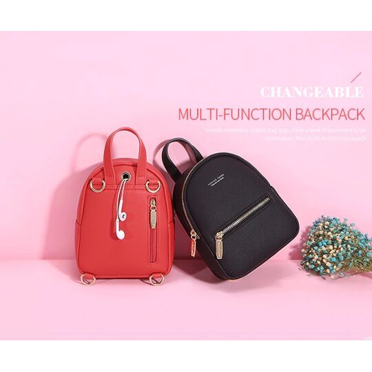 Жіночий рюкзак WEICHEN, рожевий П0950