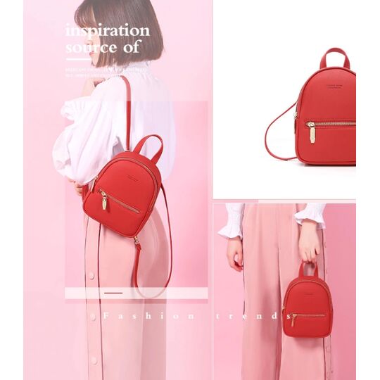 Жіночий рюкзак WEICHEN, рожевий П0950