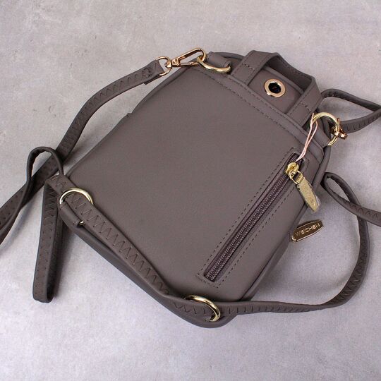 Жіночий рюкзак WEICHEN, сірий П0951