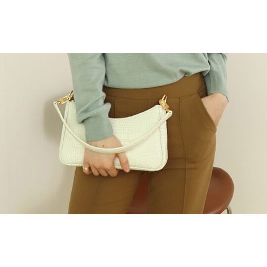 Жіноча сумка DKQWAIT, біла П0957