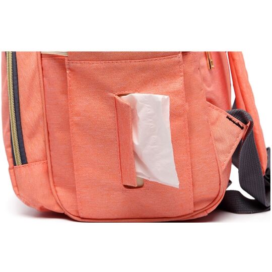 Рюкзак сумка для ухода за ребенком, LEQUEEN розовый П0970