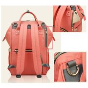 Рюкзак сумка для ухода за ребенком, LEQUEEN розовый П0970