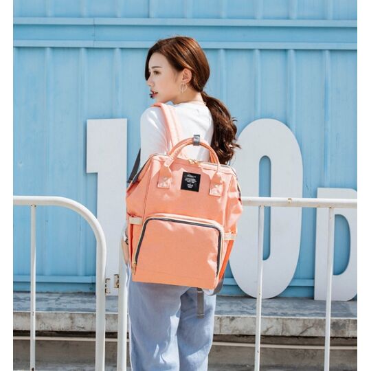 Рюкзак сумка для ухода за ребенком, LEQUEEN черный П0982