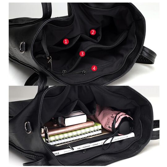 Женская сумка Zocilor, черная П1004