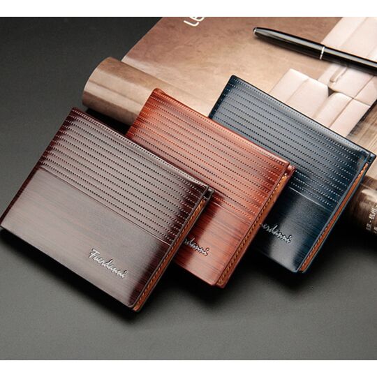 Чоловічий гаманець, коричневий П0002