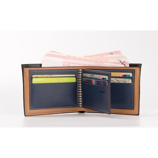 Чоловічий гаманець, коричневий П0002