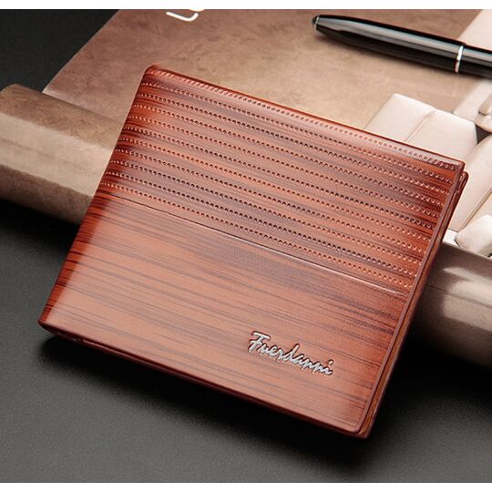 Чоловічий гаманець, коричневий П0002