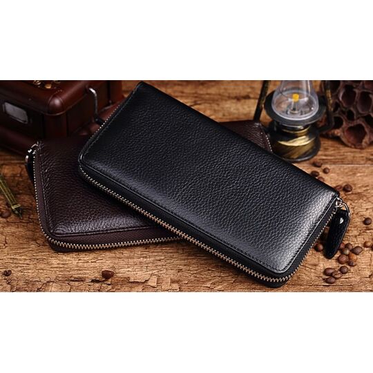 Чоловічий гаманець KAVIS, чорний П1006 Чоловічий гаманець KAVIS, чорний П1006