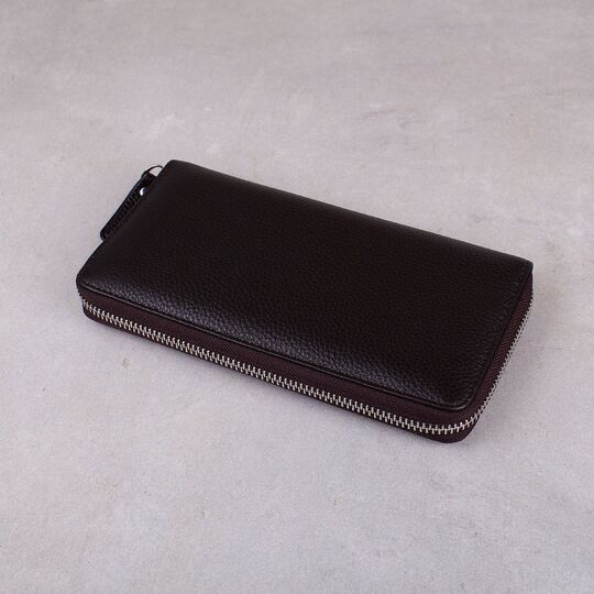 Мужской кошелек KAVIS, коричневый П1007