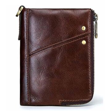 Чоловічий гаманець KAVIS, коричневий П1010