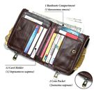 Чоловічий гаманець KAVIS, коричневий П1010