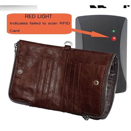 Чоловічий гаманець KAVIS, коричневий П1010