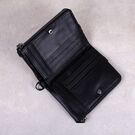 Мужской кошелек KAVIS, черный П1011