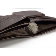 Чоловічий гаманець KAVIS, коричневий П1013