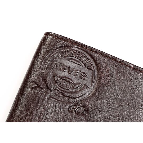 Мужской кошелек KAVIS, коричневый П1013 Мужской кошелек KAVIS, коричневый П1013