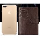 Мужской кошелек KAVIS, коричневый П1013 Мужской кошелек KAVIS, коричневый П1013