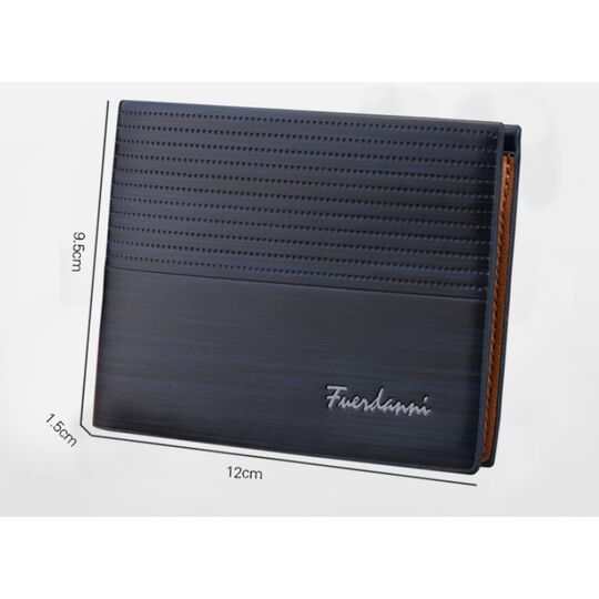 Мужской кошелек, синий П0003