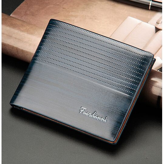 Мужской кошелек, синий П0003