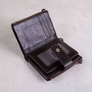 Чоловічий гаманець KAVIS, коричневий П1015