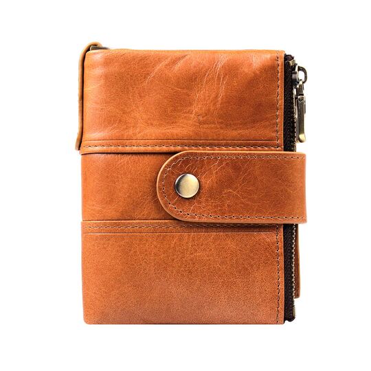 Чоловічий гаманець KAVIS, коричневий П1016