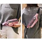 Сумка поясна, бананка рожева П1023