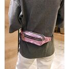 Сумка поясна, бананка рожева П1023