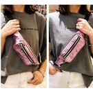 Сумка поясна, бананка рожева П1023