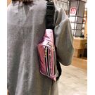 Сумка поясна, бананка рожева П1023