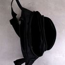 Сумка поясна, бананка чорна П1028