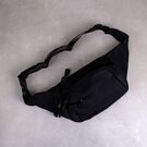 Сумка поясна, бананка чорна П1028