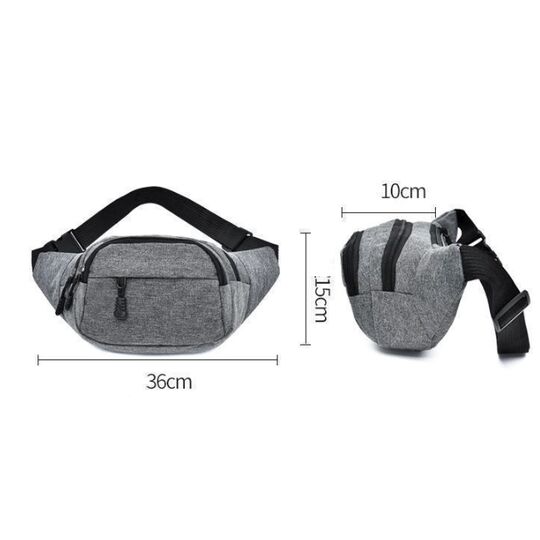 Сумка поясна, бананка синя П1030 Сумка поясна, бананка синя П1030