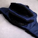 Сумка поясная, бананка синяя П1031