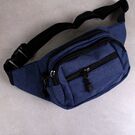 Сумка поясная, бананка синяя П1031