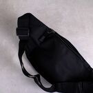 Сумка поясная, бананка черная П1032