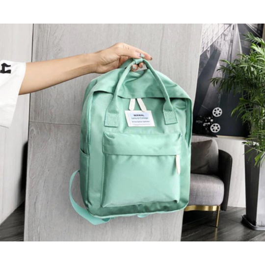 Женский рюкзак, голубой П1037