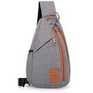 Чоловіча сумка слінг DINGXINYIZU сіра П1040