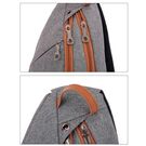 Чоловіча сумка слінг DINGXINYIZU сіра П1040