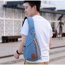 Мужская сумка слинг DINGXINYIZU синяя П1041 Мужская сумка слинг DINGXINYIZU синяя П1041